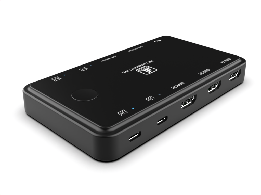 2 to 3 USB-C KVM Dock